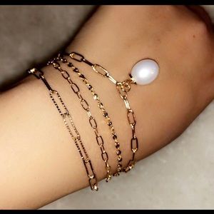 4pcs Gold Bracelet